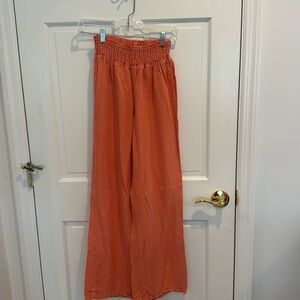 flowy coral pants